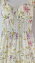 Spring Embroider Tie Straps Tiered Sundresses